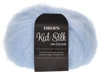 Drops Kid-Silk Uni Colour 007 Light Sky Blue
