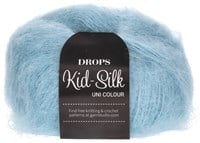 Drops Kid-Silk Uni Colour 008 Light Jeans Blue