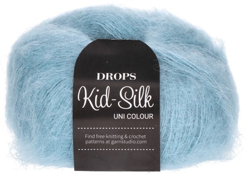 Drops Kid-Silk Uni Colour 008 Light Jeans Blue