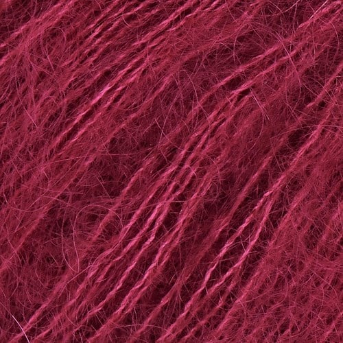 Drops Kid-Silk Uni Colour 017 Dark-Rose-2