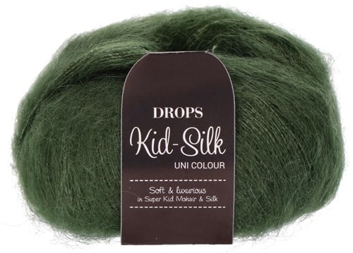 Drops Kid-Silk Uni Colour 019 Dark-Green