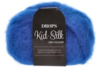 Drops Kid-Silk Uni Colour 021 Cobalt-Blue