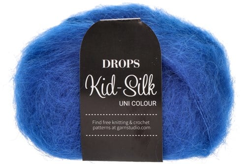 Drops Kid-Silk Uni Colour 021 Cobalt-Blue