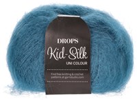 Drops Kid-Silk Uni Colour 027 Jeans Blue