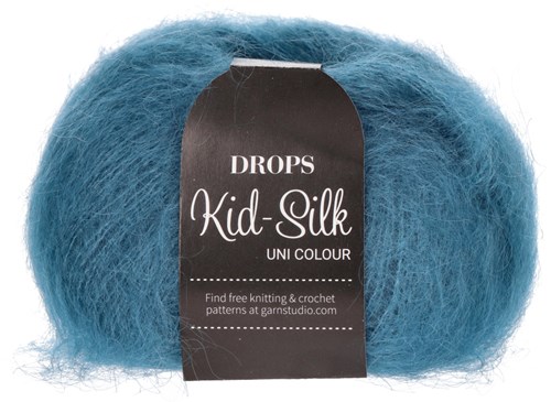 Drops Kid-Silk Uni Colour 027 Jeans Blue
