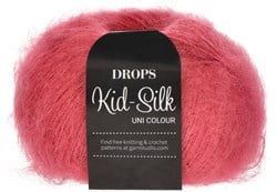 Drops Kid-Silk Uni Colour 032 Raspberry