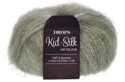 Drops Kid-Silk Uni Colour 034 Sage Green