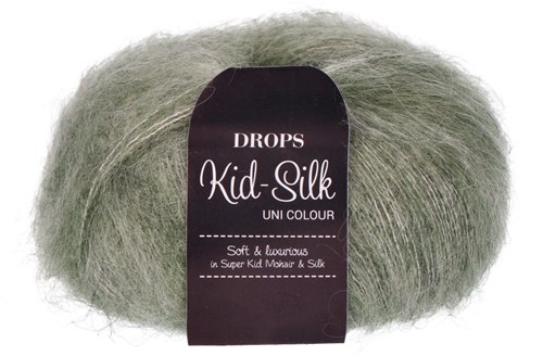 Drops Kid-Silk Uni Colour 034 Sage Green