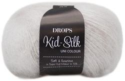 Drops Kid-Silk Uni Colour 038 Chalk