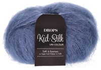 Drops Kid-Silk Uni Colour 039 Storm Blue
