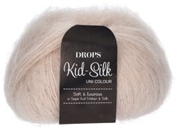 Drops Kid-Silk Uni Colour 040 Pink Pearl