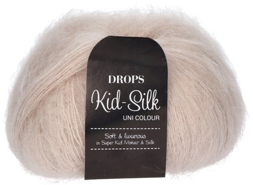 Drops Kid-Silk Uni Colour 040 Pink Pearl