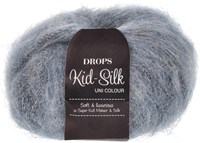 Drops Kid-Silk Uni Colour 043 Blue Wind