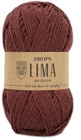 Drops Lima Uni Colour 9023 Wine red
