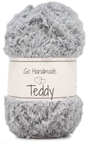 Go Handmade Teddy 47 Light Grey