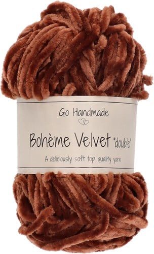 Go Handmade Bohème Velvet Double 20 Rusty