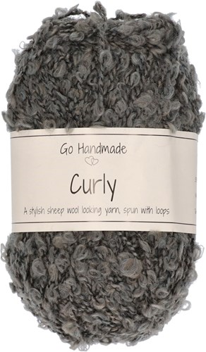 Go Handmade Curly 044 Dark Grey