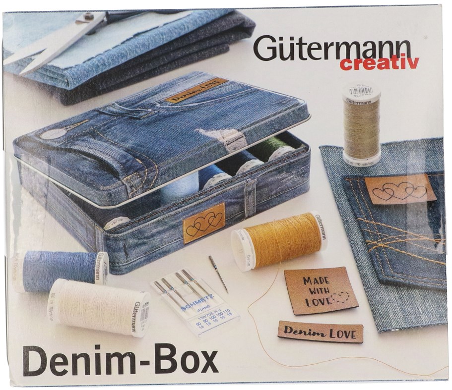 Gütermann Sewing Thread Set Denim Box 