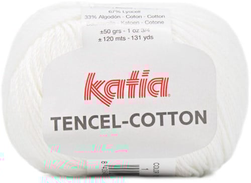 Katia Tencel-Cotton 001 White