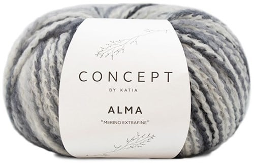 Katia Alma 300 Grey / Ecru / Black