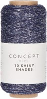 Katia 10 Shiny Shades 70 Dark Blue