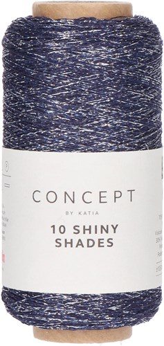 Katia 10 Shiny Shades 70 Dark Blue
