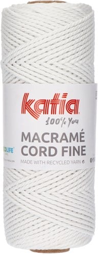 Katia Macramé Cord Fine 200 White