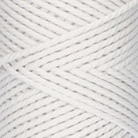 Katia Macramé Cord Fine 200 White-2