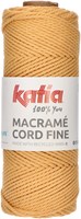 Katia Macramé Cord Fine 208 Ocher