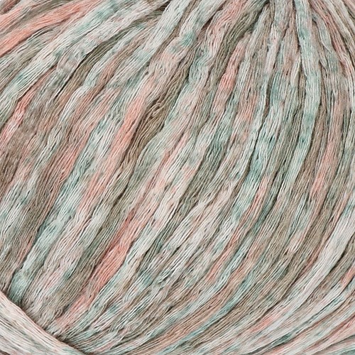 Katia Re-Tape Craft 302 Green Blue / Bleach Brown / Light Orange / White-2