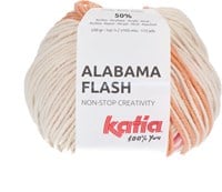 Katia Alabama Flash 102 Ecru-Orange-Light pink-Light turquoise