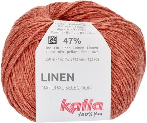 Katia Linen 018 Rust Brown