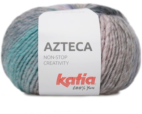 Katia Azteca 7878 Pastel/Violet/Green