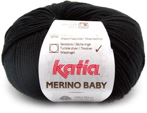 Katia Merino Baby 002 Black