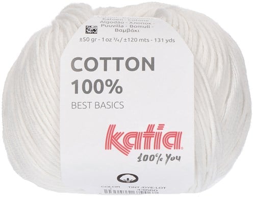 Katia Cotton 100% 001 White
