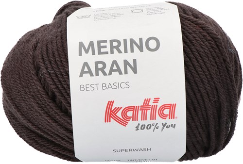 Katia Merino Aran 095 Dark Chestnut