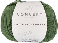 Katia Cotton Cashmere 79 Pine Tree Green