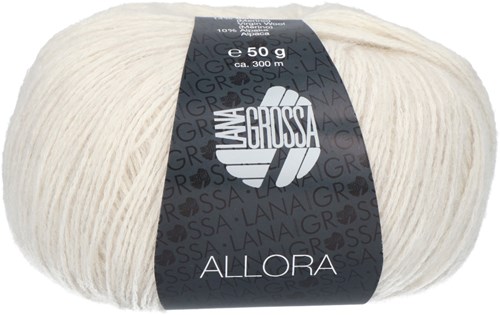 Lana Grossa Allora 013 Pearl white