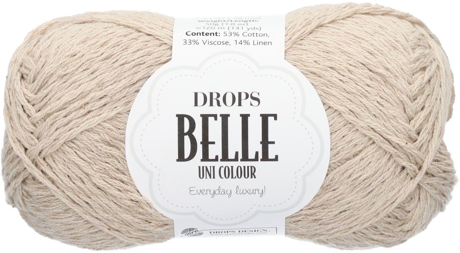 Drops Belle Uni Colour 24 Sand