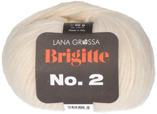 Lana Grossa Brigitte No.2 016 Raw White
