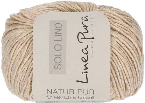 Lana Grossa Solo Lino 056 Pearl White