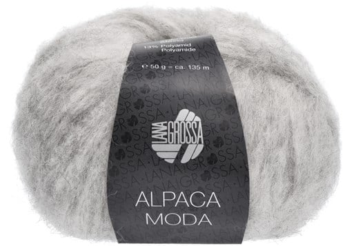 Lana Grossa Alpaca Moda 004 Light gray