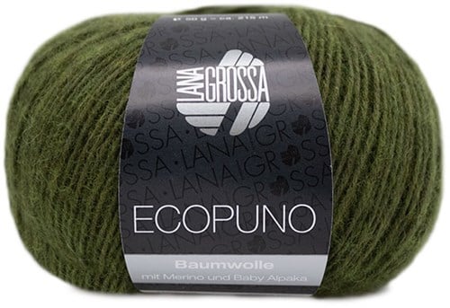Lana Grossa Ecopuno 054 Dark olive green
