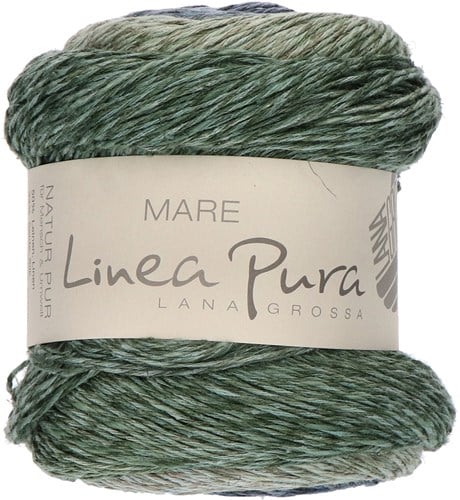 Lana Grossa Mare 010 Light gray / gray blue / jeans / mint / light petrol / reed