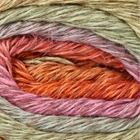 Lana Grossa Mare 001 Reed / peach / salmon / orange / light gray / rose pink-2
