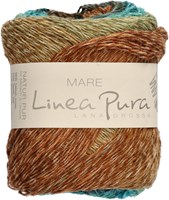 Lana Grossa Mare 002 Petrol green / turquoise / jade / camel / nougat