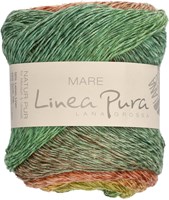 Lana Grossa Mare 009 Light olive / mustard yellow / sun yellow / peach / powder brown / terracotta / jade
