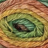 Lana Grossa Mare 009 Light olive / mustard yellow / sun yellow / peach / powder brown / terracotta / jade-2