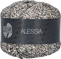 Lana Grossa Alessia 005 Anthracite / gray / natural