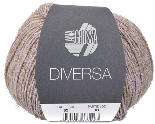 Lana Grossa Diversa 002 Rose beige